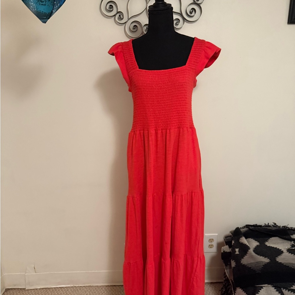 Elegant Red Women's Dress